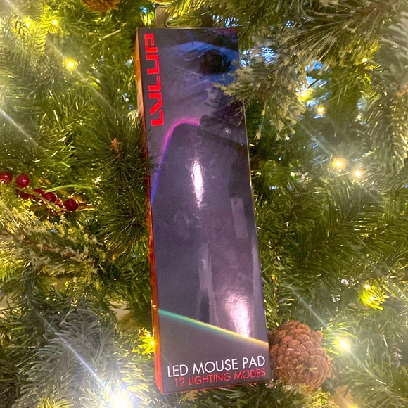 LED Mouse Pad with 12 different light modes 
 NWT - Picture 2 of 9